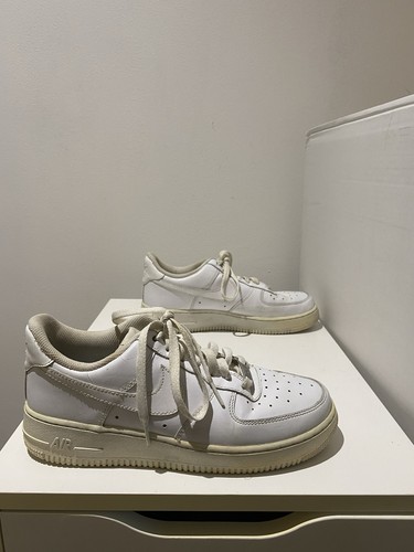 White nike air force ones - white,