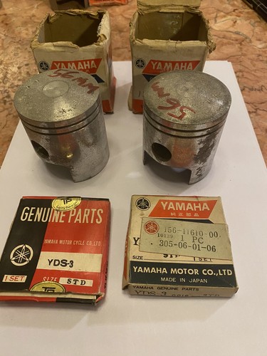 Yamaha yds3 yds3c piston - yds3, set