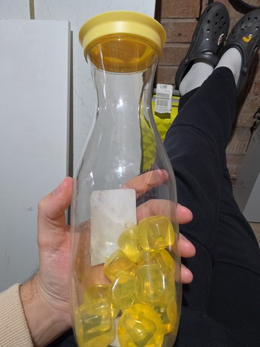 Sangria bottle with ice - sangria,