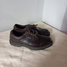 Men's Women's Hi Tec Dri-tec Brown Golf  Shoes UK Size 6 EU 39