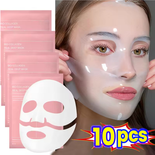 Bio collagen face mask real - 10,