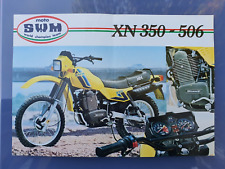 SWM XN 350 - 506 Trail motorcycle sales brochure. Enduro.