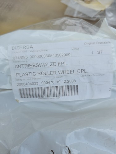 Bizerba plastic roller - bizerba,
