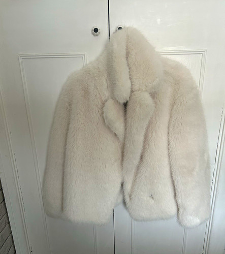 Zara women white faux fur - women’s,