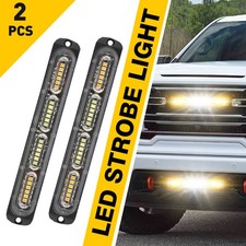 Car Truck Rear Front SUV Amber/White Flashing Light Emergency Bars 24-3030SMD US