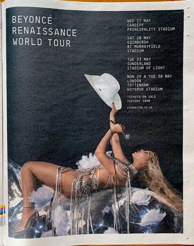 Beyonce live renaissance tour - live,
