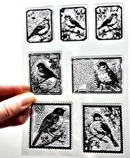 Clear Stamps VINTAGE BIRD