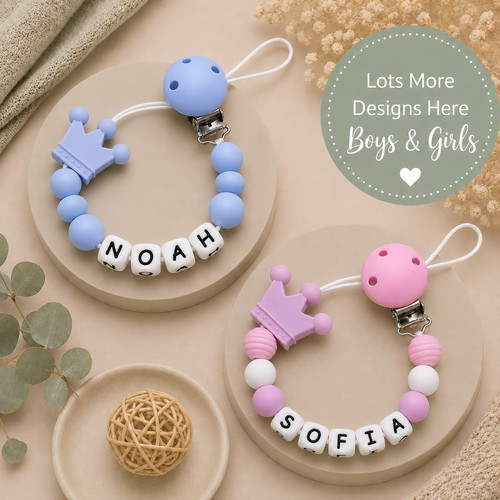 Personalised silicone dummy - personalised,