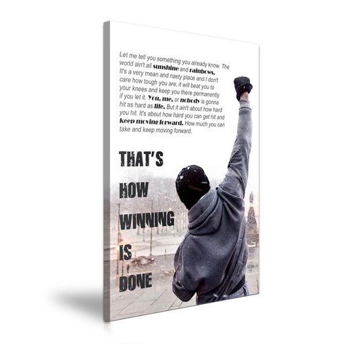 Rocky balboa quote - rocky, stretched