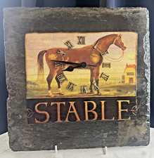 Rare Horse Stable Slate Wall