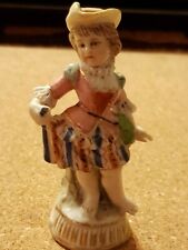 Chelsea Gold Anchor Ceramic Miniature Girl Figurine  Excellent Condition 