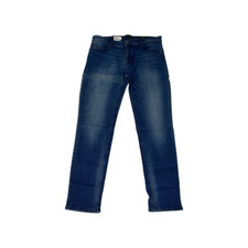 Hugo Boss Mens Blue Tapered Fit Jeans