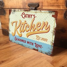 Personalised kitchen sign - personalised,