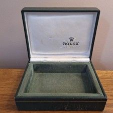 ROLEX vintage green watch box