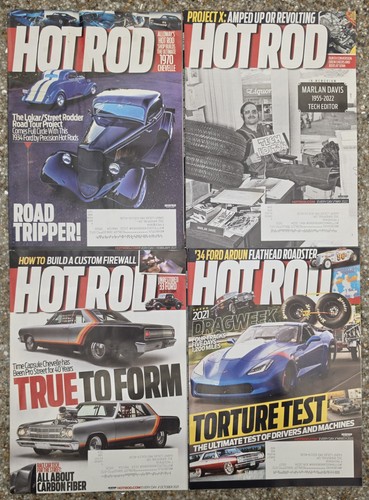 Lot hot rod magazines - hot,
