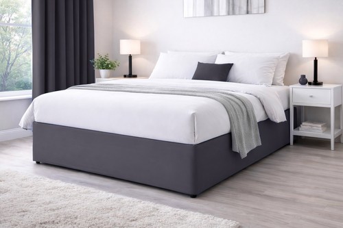 Bed valance elasticated divan - bed,