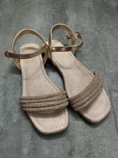 Next Gold Sparkly Sandals