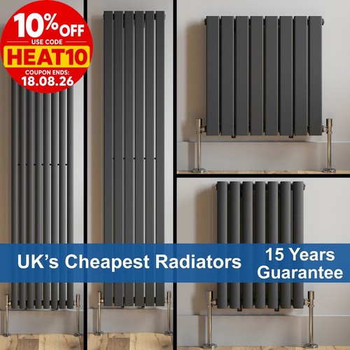 Anthracite designer radiator - anthracite,