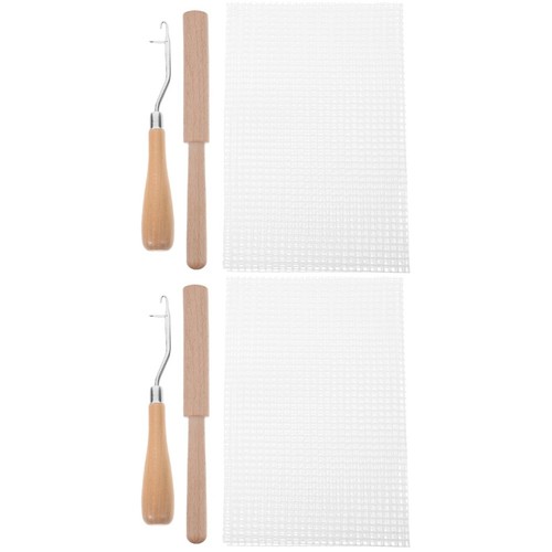 Wooden latch hook - wooden,