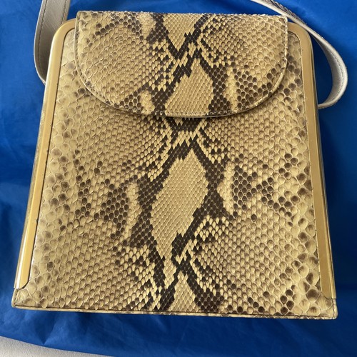 Vintage snakeskin leather - vintage,