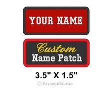 Custom Embroidered Name Tag