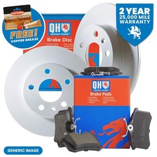 QH Rear Brake Disc & Pads for Seat Ibiza Diesel Estate 1.2 1.4 1.6 TDI 2010-2016