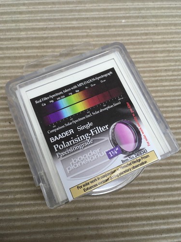 Baader polarising filter - polarising,