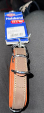 Leather padded dog collar - dog,
