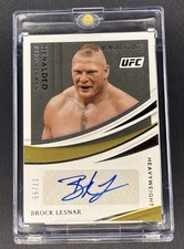 2021 Panini Immaculate Collection UFC Brock Lesnar /99 Auto Autograph WWE MMA 