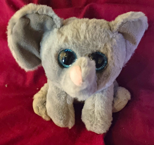 Beanie boo grey elephant - ty,