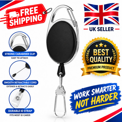 Retractable key chain card - id,