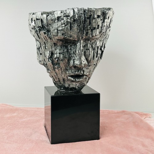 Modern abstract face - modern, sculpture