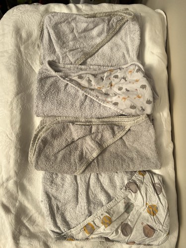 Newborn baby hooded towels - towels,
