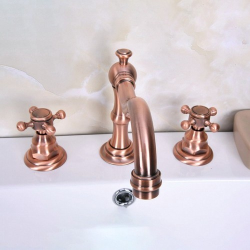 Antique red copper bathroom - antique,