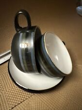 Denby Jet Striped Cups &