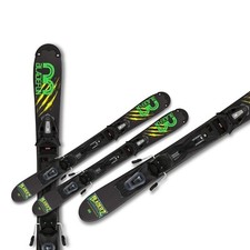 Snowblades Bladerz 99cm Tyrolia Safety Bindings Bladefun Short Skis | Green/Yellow