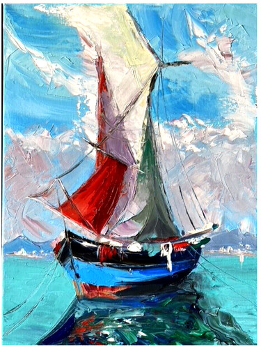 Original oil painting - oil, on