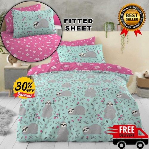 Luxury sloth duvet cover - sloth,