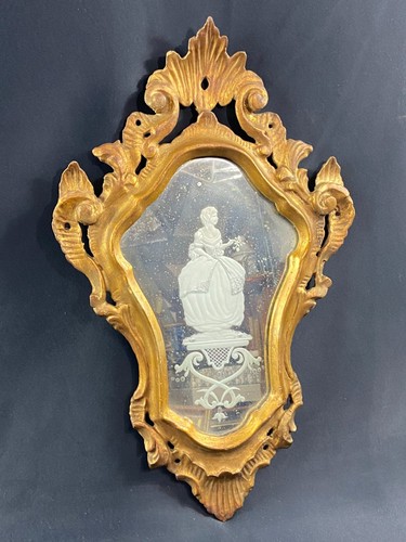 Venetian mirror with elegant - venetian,