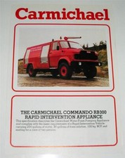 Old Carmichael commando RB300 rapid intervention fire appliance Plymouth airport