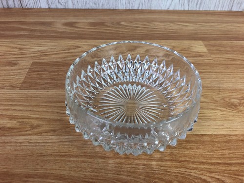 Clear crystal cut glass - crystal, bowl