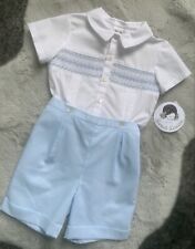 Sarah Louise Smocked Boys Outfit