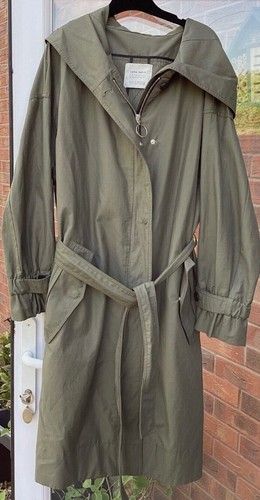 Bnwot zara khaki green hooded - khaki,