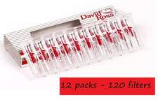 David Ross SLIM Microfilter 5 mm Tar Catcher 12 Packs -120 Filters