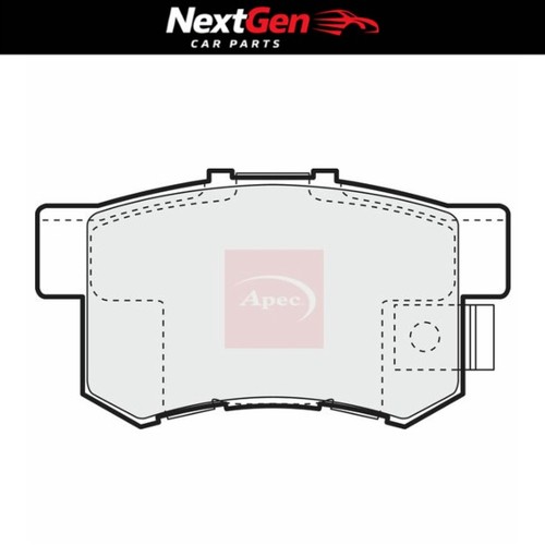 Apec brake pad set - brake,