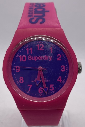 Superdry unisex watch pink - superdry, /