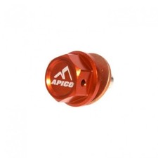 Apico Magnetic Sump Plug w/Washer (M10x10mm x 1.5) KTM SX50 SX65 SX85 (Orange)