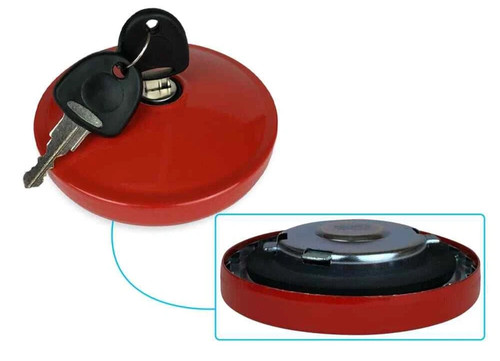 Vented locking fuel cap 60mm - fuel,
