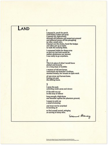 Seamus heaney broadside - seamus, heaney-broadside