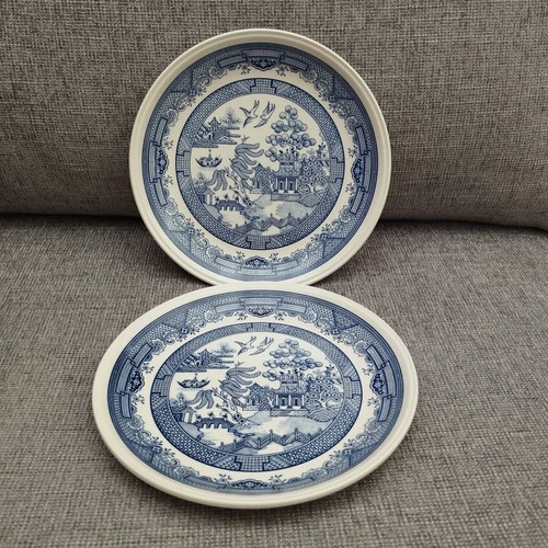 Vintage willow pattern lunch - 2,